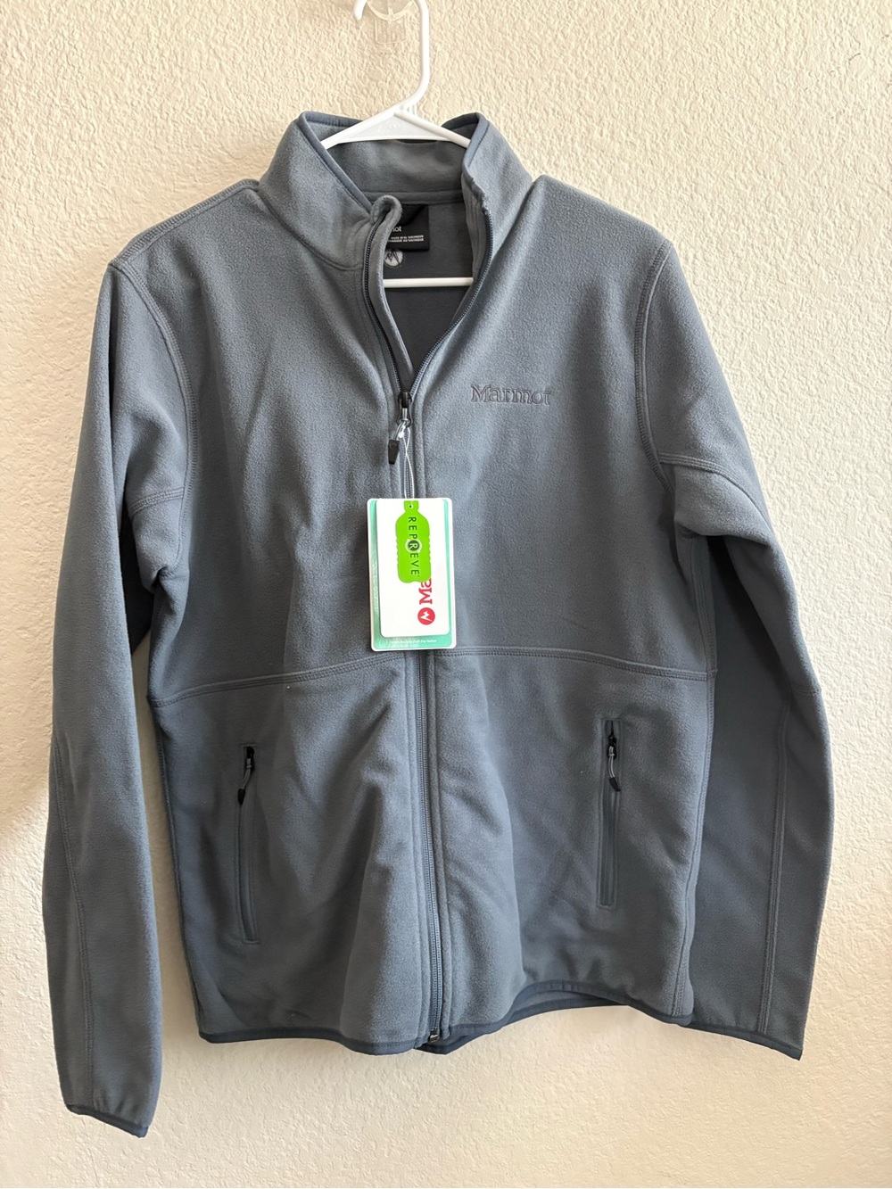 Marmot Slate Gray Full-Zip Fleece Jacket